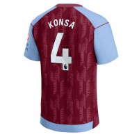 Pánský Fotbalový dres Aston Villa Ezri Konsa #4 2023-24 Domácí Krátký Rukáv